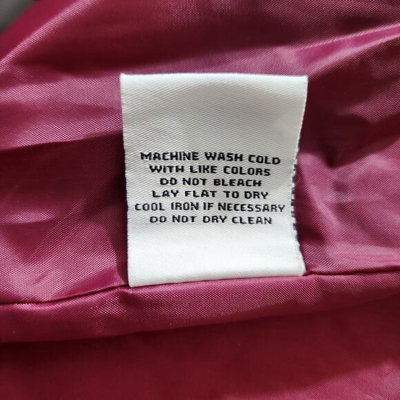 Aspen Quilted Puffer Vest Slim Fit Full Zip Sleeveless Pockets Burgundy Large - Picture 13 of 13